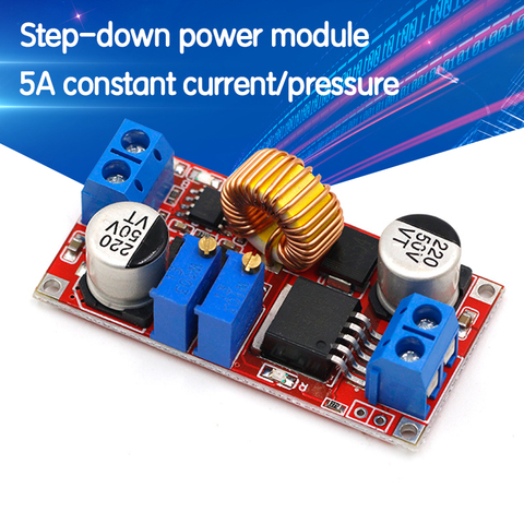 5A Adjustable DC-DC CC CV Lithium Battery DC Step Down Charger Board Power Supply Converter XL4005E1 5-32V to 0.8-30V LED Driver ► Photo 1/6