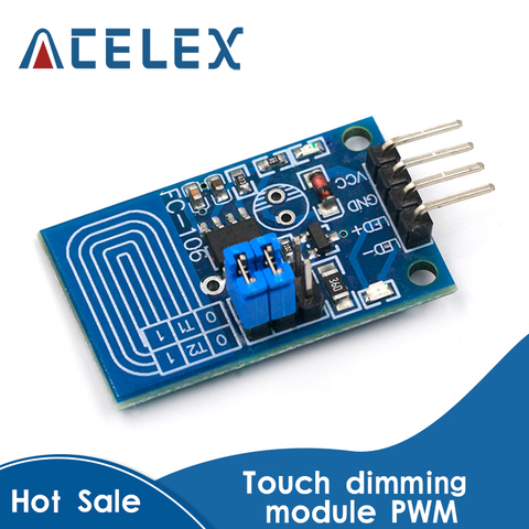 Smart Electronics Capacitive touch dimmer Constant pressure stepless dimming PWM control panel type LED dimmer switch module ► Photo 1/6