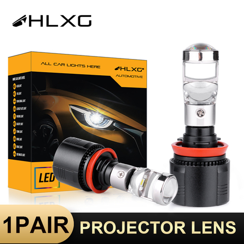 HLXG h4 H7 LED Mini bi led luces led Lamps 12000LM Car Headlight Bulbs H11 H8 Auto lights Projector lens 9005 9006 HB3 HB4 LED ► Photo 1/6