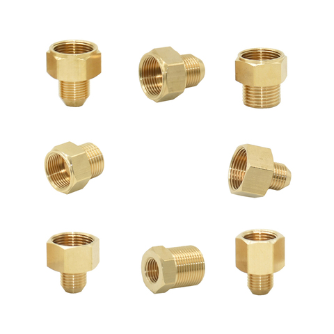 Brass 3/8 1/2 Inch M22 M18 M14 Thread Connector Female Male Water Tap Repair Extend Kitchen Bathroom Tube Adapter 1 Pcs ► Photo 1/6