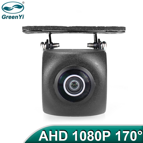 GreenYi 170° 1920x1080P HD AHD Vehicle Night Vision Rear View Reverse Camera Black Car Camera ► Photo 1/6
