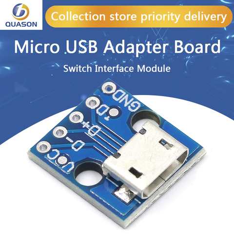 10Pcs CJMCU Micro USB Board Power Adapter 5V Breakout Switch Interface Module ► Photo 1/6