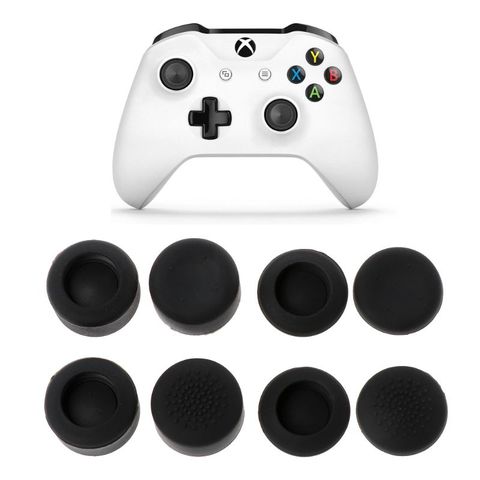 8Pcs Rubber Silicone Cap Thumbstick Thumb Stick Enhance Cover Case Skin Joystick Grip For XBOX-ONE ► Photo 1/6