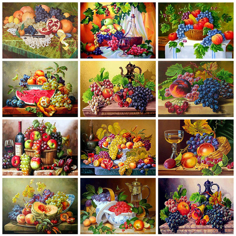 Evershine 5D Diamond Painting Fruit Cross Stitch Mosaic Diamond Embroidery Full Square Picture Of Rhinestone Kitchen Home Decor ► Photo 1/6