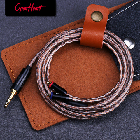 OPENHEART High quality 8 Core Original MMCX Cable for Earphones Upgrade Replacement Cables 3.5mm Strong and durable ► Photo 1/6