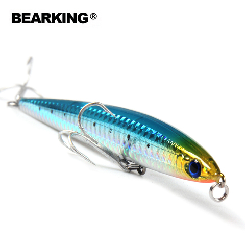 5pcs/lot  fishing lures Fishing tackle Bearking minnow hard baits 125mm 26g,sinking penceil bait, assorted colors Free shipping ► Photo 1/6