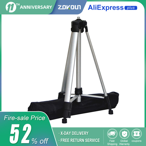 1.5M laser tripod 5/8 to 1/4 thread Adjustable height aluminum tripod or stand for red or green laser level ► Photo 1/6