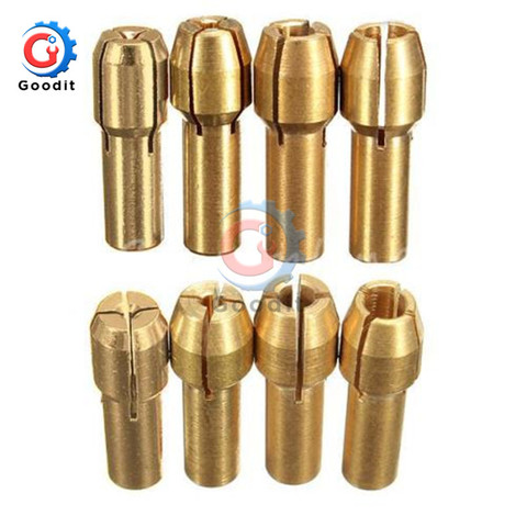 4PCS Rotary Multi Tool Collet Nut Kit for Mill 0.8/ 1.6/ 2.35/ 3.2MM ► Photo 1/6