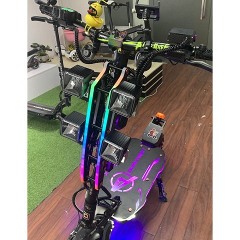 Upgraded version LED Pole luminous light stand Suitable for dualtron thunder DT3 kaabo speedual electric scooters accessories ► Photo 1/5