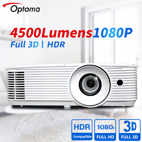 Optoma Projector 1080P Full HD DLP Professional HDR Beamer 4500 Lumens Blu-ray 3D Projector For Home Theater Cinema EH412 ► Photo 1/6