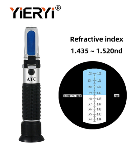 yieryi RND-025ATC Refractive Index Refractometer 1.435 To 1.520 Oil Tester reading resolution is 0.001 RI ► Photo 1/6