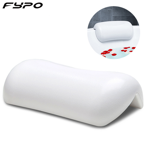 Bathroom Pillow Bathtub Pillow White&Black Waterproof Bath Pillows Comfortable Bathtub Headrest With Suction cup ► Photo 1/6