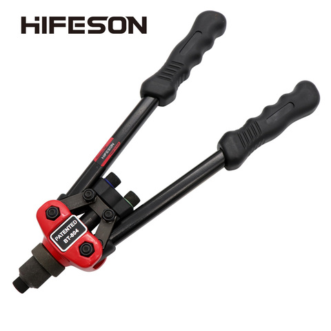 HFFESON Double Hand Manual Blind Rivet Nut Gun HF-BT804 Nails Rivets Riveter Riveting Tool for  3.2 4.0 4.8mm ► Photo 1/6