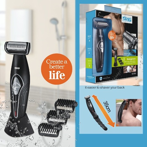 Professional electric shaver hair trimmer body groomeing face shaving machine electric razor beard trimer for men body back kit ► Photo 1/6
