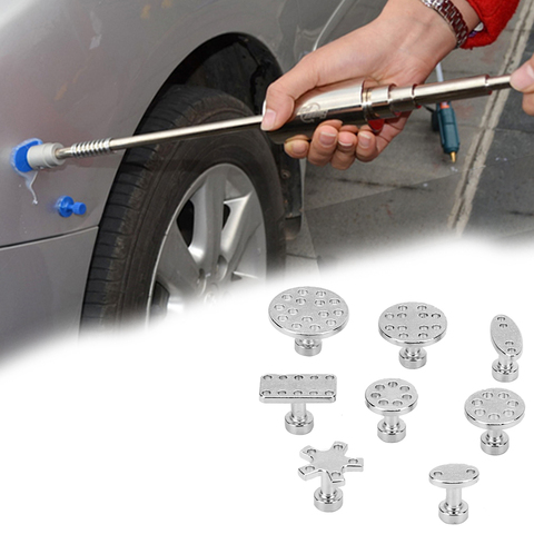 LEEPEE Special Suction Cup For Sheet Metal Zinc Alloy Gasket Remover Tools 8 pcs Car dent repair puller ► Photo 1/6