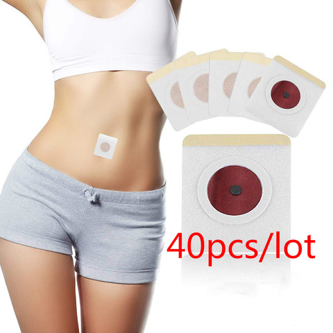 40/10pc Chinese Medicine Weight Loss Navel Sticker Magnetic Slim Detox Adhesive Sheet Fat Burning Slimming Diets Slim Patch Pads ► Photo 1/6