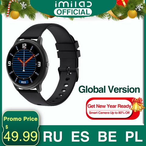 Imilab Smart Watch Fitness Tracker Heart Rate Monitor 340mAh Waterproof Screen Sleep Monitor Bluetooth Call Reminder Watches ► Photo 1/6