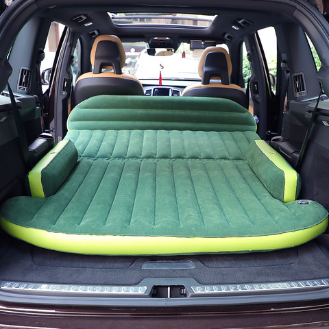Outdoor Camping Travel Bed Moisture-proof Pad SUV Car self-driving tours Inflatable Mattress- Seat inflatable mat with air pump ► Photo 1/6