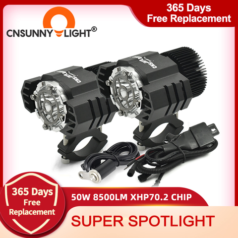 CNSUNNYLIGHT Motorcycle LED Auxiliary Fog Light Assemblies Driving Lamp 50W/pair For BMW R1200GS ADV F800GS F700GS F650GS K1600 ► Photo 1/6
