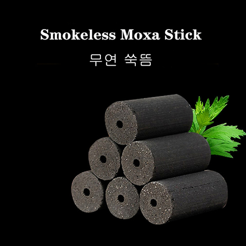 54Pcs Smokeless Moxibustion Sticks Moxa stick Burner Bag Chinese Medicines Moxas Therapy Acupuncture Massage Warm Uterus Stomach ► Photo 1/6