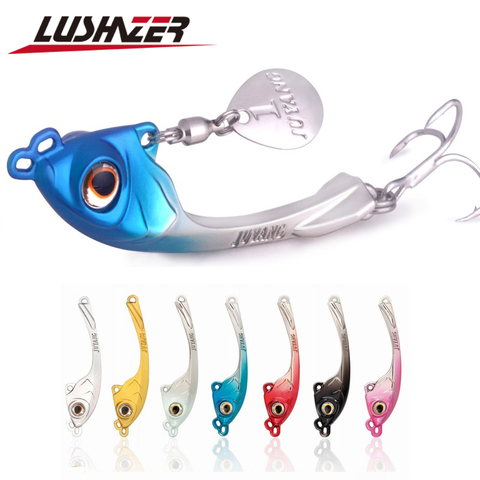 LUSHAZER Free shipping fishing lures spoon vib lure 7g 10g 15g metal baits hard fishing lure spinnerbait China fishing tackle ► Photo 1/6