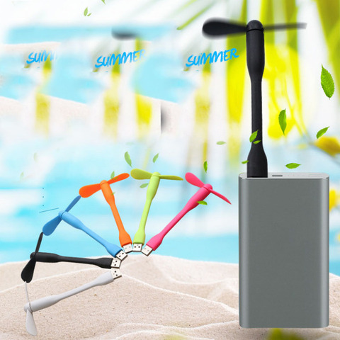 Creative USB Fan Flexible Portable Mini Fan  Book For Xiaomi Power Bank Notebook Computer Summer Gadget ► Photo 1/6