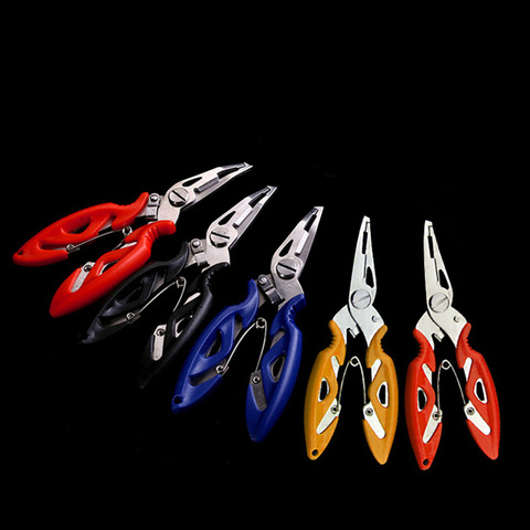 Fish Plier Split Ring Braid scissor multi Tool Control Fisherman angle hook remover fly Line Wire lure bait Cutter Opener tackle ► Photo 1/1