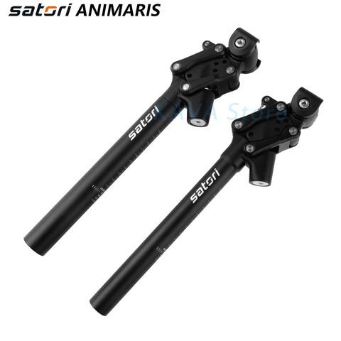 SATORI ANIMARIS bicycle Damping suspension seatpost mountain bike seat post 27.2/28.6/30.0/30.4/30.9/33.9mm X350MM seat tube ► Photo 1/6