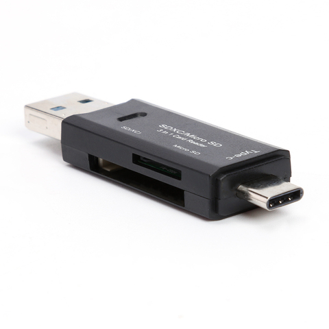 3 in 1 OTG Memory Card Readers USB 3.0 High-speed Households Computers Accessories for TF/Mirco SD Type-C Adapter ► Photo 1/6