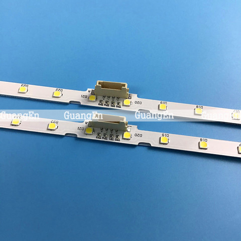 2 PCS LED Backlight Strips For UE55NU7170U UE55NU7100 UE55NU7300 BN96-46033A 45913A BN61-15485A AOT_55_NU7300_NU7100 LM41-00566A ► Photo 1/5