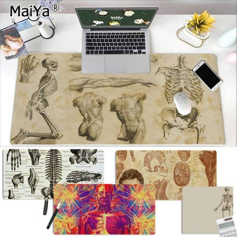 Maiya  medicine anatomy DIY Design Pattern Game mousepad Speed/Control Version Large Gaming Mouse Pad ► Photo 1/6