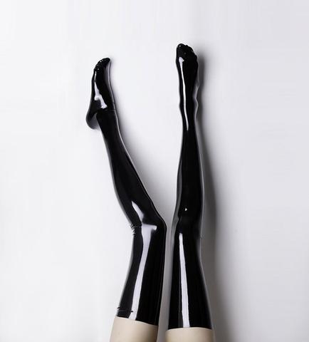 Handmade Latex Stockings Latex Rubber Unisex Long Tight Socks ► Photo 1/1