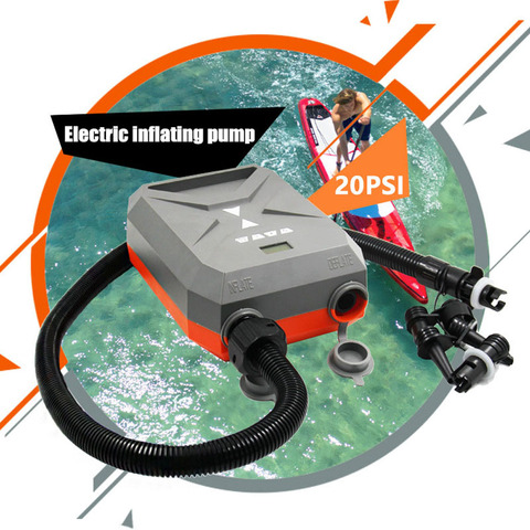 20PSI Air Pump Paddle Board Vehicle Electric Chargings Pump 12.0V High Pressure Pump Boat Inflation And Deflation Dual Purpose ► Photo 1/6