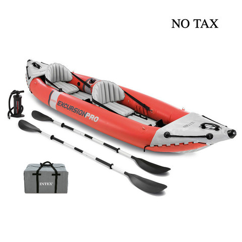 Duty Tax Free Inflatable Kayak 68309 Fishing Boat Water Sport Double Person PVC Drifting Boats Kayaks 2 Seats With Pump Oars ► Photo 1/6