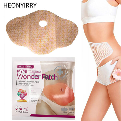 10 Pcs Mymi Wonder Patch Quick Slimming Patch Belly Slim Patch Abdomen Slimming Fat Burning Navel Stick Weight Loss Slimer Tool ► Photo 1/6