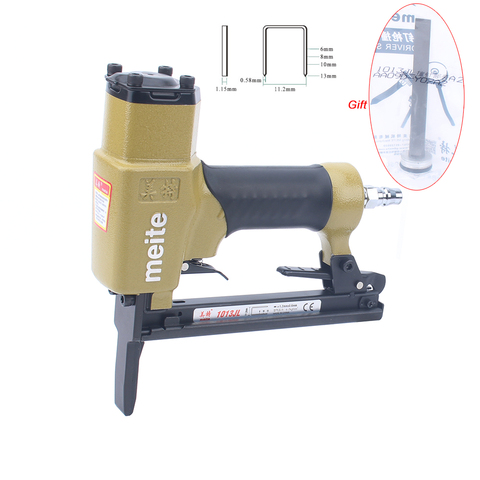 Meite 1013JL Pneumatic 11.2mm Crown Nail  Gun  leg length 6-13mm for Furniture ► Photo 1/6