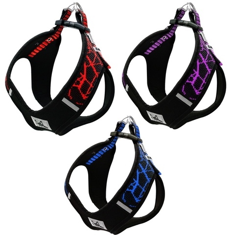 3M Reflective Nylon Dog Harness Dogs Harness Vest No Pull Mesh Adjustable Step-in Pet Harnesses for French Bulldog Pitbull ► Photo 1/6