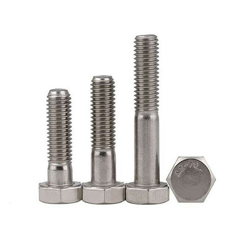 M6 M8 M10 M12 Partially Thread External Hex Head Screws 304 Stainless Steel GB5782/DIN931 Half Thread Outside Hexagon Bolts ► Photo 1/6