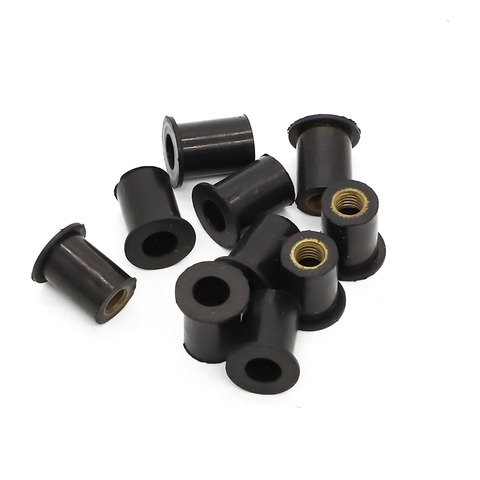 Motorcycle Well Nuts Wellnuts for Fairing & Screen m5 For Honda 90111-KW3-003 Fairing Wind Screen Screw Bolt Windshield Mounting ► Photo 1/6