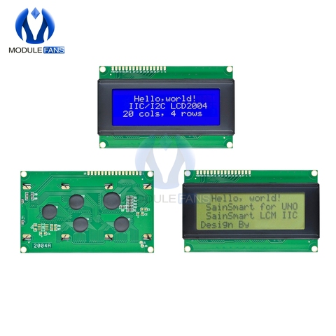 Blue Yellow Green Backlight LCD Module Display Monitor LCD2004 2004 20*4 20X4 DC 3.3V/5V Character Screen Board ► Photo 1/6