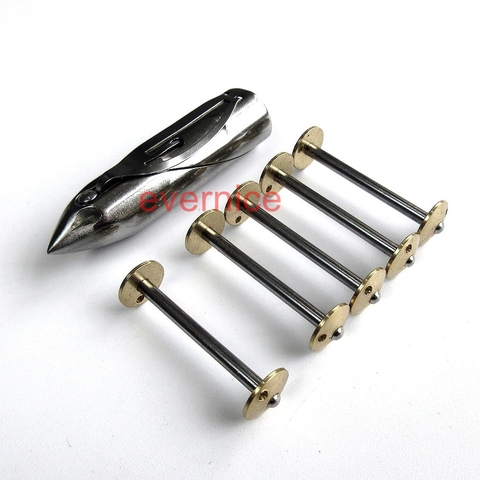 5 PCS BOBBINS & 1 VS SHUTTLE BOBBIN CASE FOR SINGER 27,28,127,128 TREADLE SEWING ► Photo 1/5