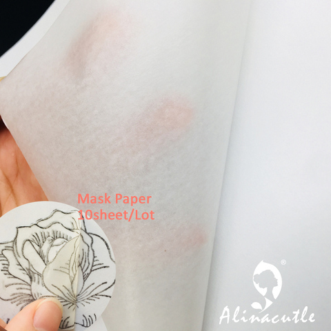 10pcs A4 Self-adhesive Mask Paper Washi Paper Sticker handmade Logo Label Printing DIY Scrapbooking  Album handmade paper craft ► Photo 1/6