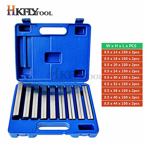 High Quality 150x9mm 150x8.5mm 18pcs 9pairs Precision Parallel Set, Parallelism: 0.01mm, Parallel Block Gauge Set ► Photo 1/6