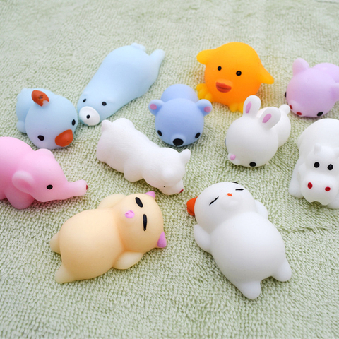 41 models Squeeze toys Mini Change Color Squishy Cute animals Anti-stress Ball Squeeze Soft Sticky Stress Relief Funny Gift Toy ► Photo 1/6