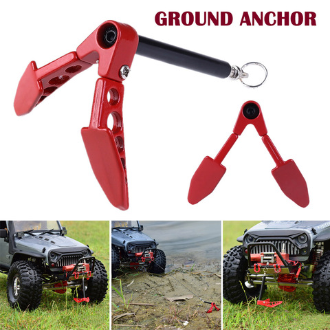 Metal Foldable Winch Anchor Earth for 1/10 Axial SCX10 Tamiya CC01 RC4WD D90 D110 RC Crawler Car M09 ► Photo 1/6