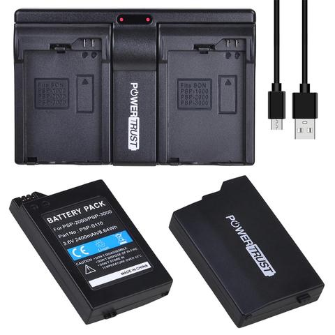 Buy Online 2x Psp00 Psp 3000 Psp S110 Battery And Charger For Sony Psp00 3000 Playstation Portable Controller Psp 00 Psp 01 Alitools