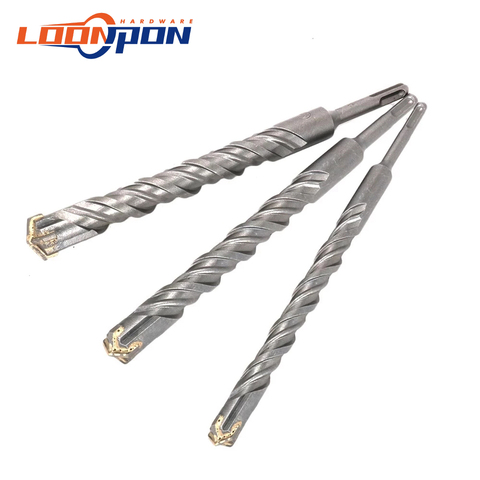 260mm Electric Hammer Drill Bits 20/22/25mm Cross Type Tungsten Steel Alloy SDS Plus for Masonry Concrete Rock Stone 1Pc ► Photo 1/6