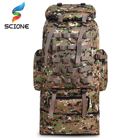100L Large Capacity Outdoor Tactical Backpack Mountaineering  Camping Hiking Military Molle Water-repellent Tactical Bag ► Photo 1/6