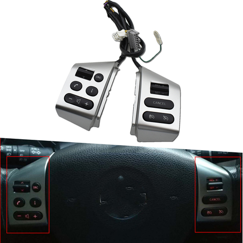 Original Car styling buttons FOR N issan LIVINA & FOR N issan TIIDA & For SYLPHY steering wheel control buttons with backlight ► Photo 1/6