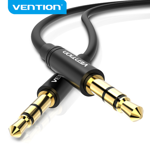 Vention Aux Cable Jack 3.5mm Audio Male to Male Cable 3.5 mm Jack Audio Cable for xiaomi Car Speaker Headphone MP3/4 AUX Cord ► Photo 1/6